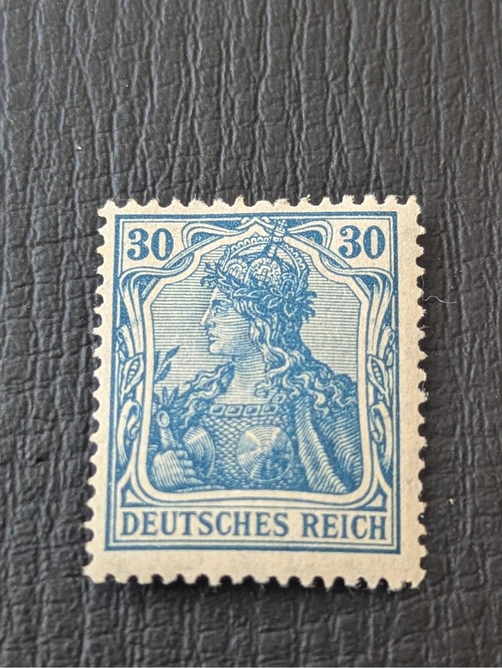 Stamp Germany Deutsches Reich Germania 30 Pfennig 1920 Mi. Nr. 123